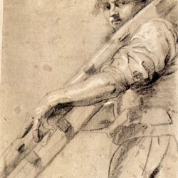 Man carrying a ladder